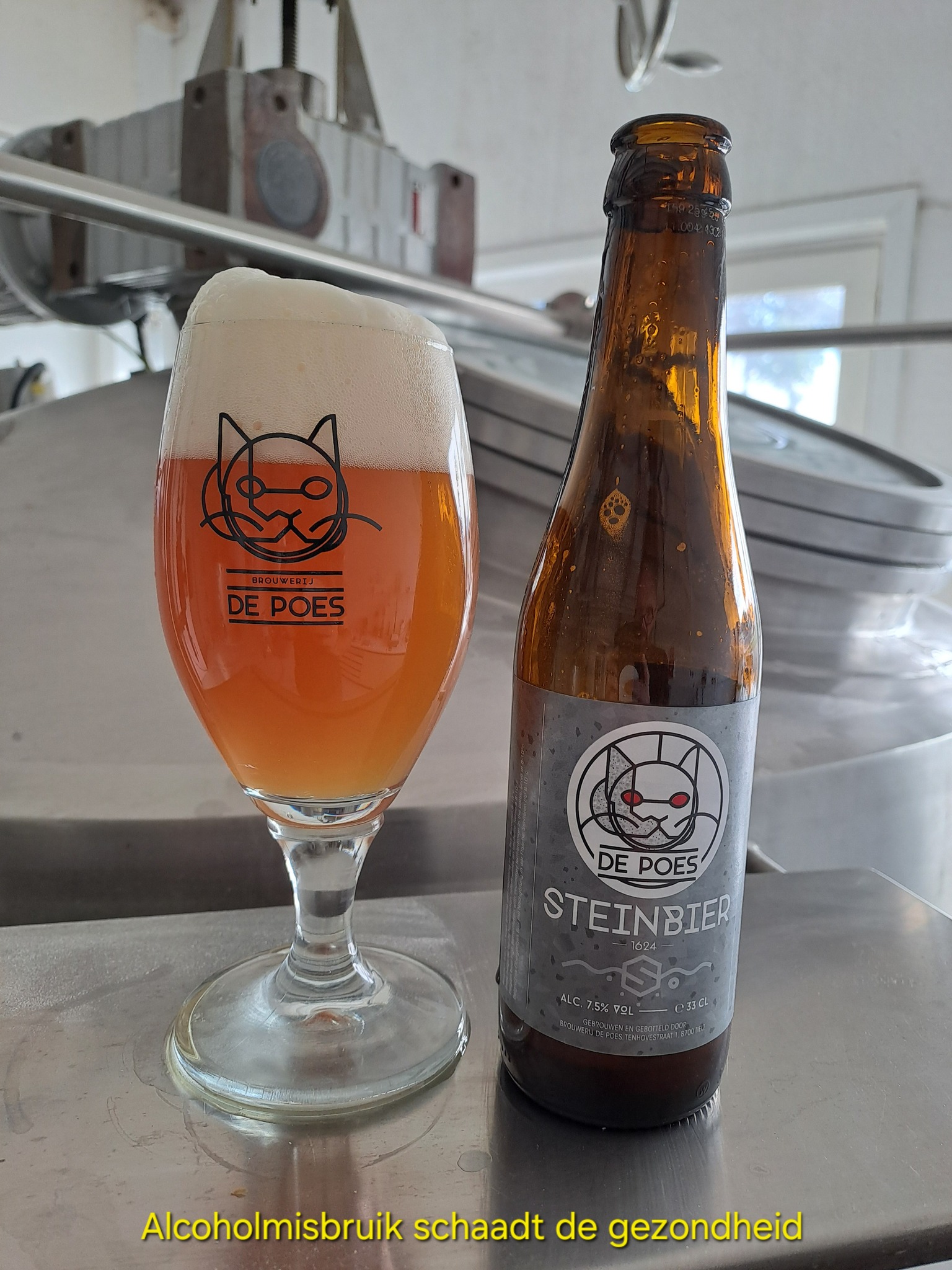 Brouwerij De Poes brouwt "Steinbier"